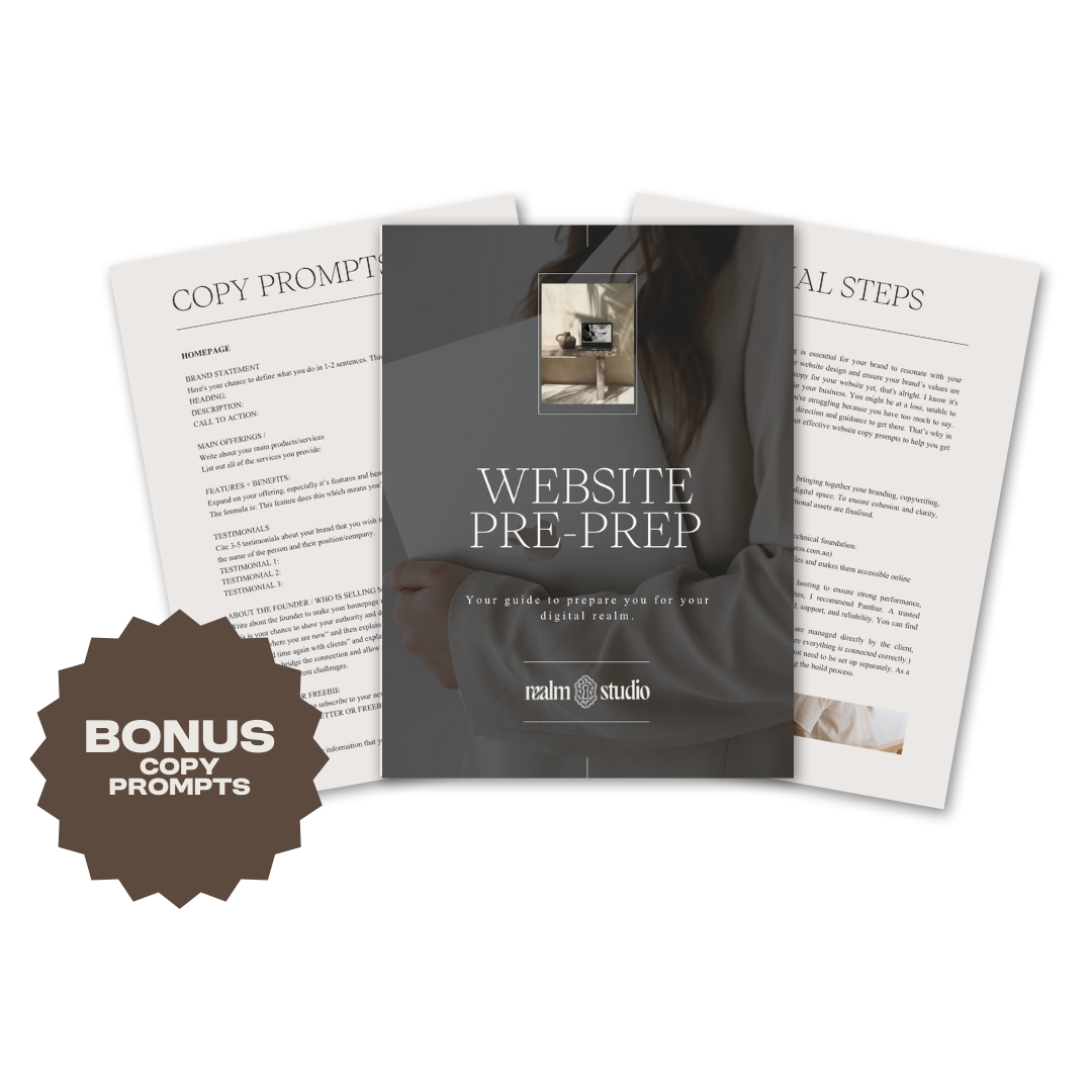 Thoughtful Website Resources & Guides | Realm Studio
